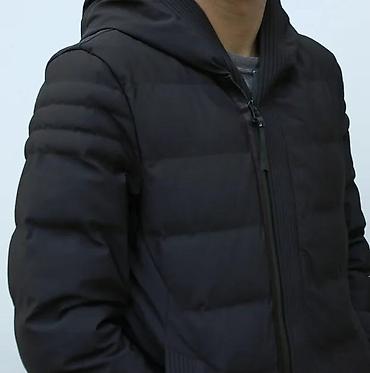 Zimske jakne: Muška zimska parka – crna - Duga silueta do sredine butina, ravnog — 8