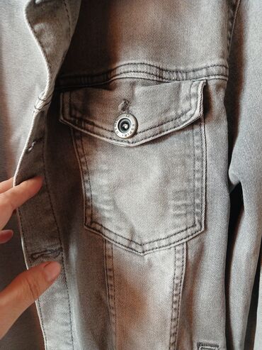 Kurtkalar: ESPİRİ DENİM cins gödəkçə. Kişi üçün. isti saxlayır.Əyində super — 9