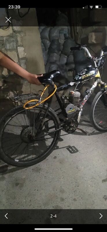 velasipetlər: Elektrik velosipedi 26", sürətlərin sayı: 1, 250 Vt