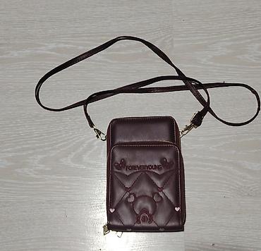 Mini torbica preko ramena za mobilne telefone Forever Young” – bordo