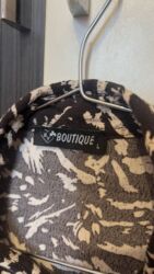 Dəstlər, kostyumlar: Qadın üst geyimləri dəsti - Krem rəngli, qara bəzəkli kardiqan — 13