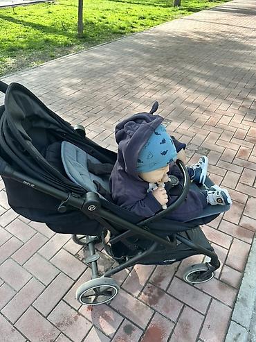 Коляскалар: Балдар арабасы, Cybex, түсү - Кара, Колдонулган — 2