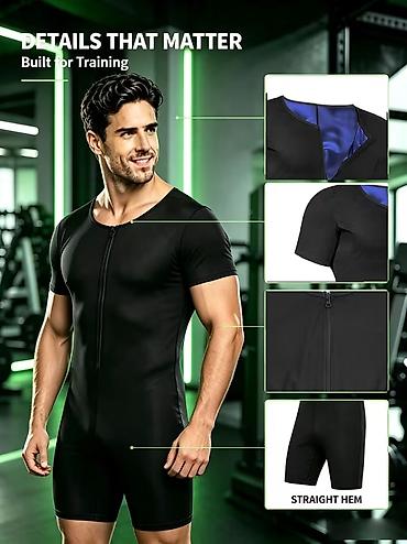 Tulumlar: Unisex termo-slim kombinezon (şortlu, qısaqollu) .TƏZƏDİR.Ariglamag — 1