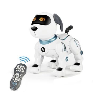 детские кийимдер: Радиоуправляемый робот-собака, Интеллектуальная игрушка Stunt Dog