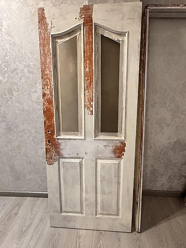 qapi taxta: İşlənmiş Otaq qapısı 80x200 sm Çərçivə ilə, Zəmanətsiz, Ünvandan götürmə — 3
