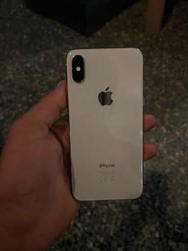 Apple iPhone: IPhone X, 64 ГБ, Белый, Face ID