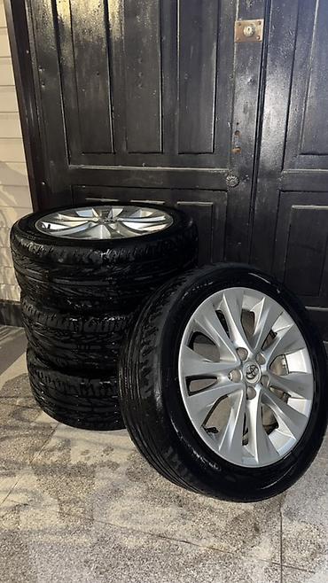 Колеса в сборе 235 / 50 / R 18, Лето, Б/у, Комплект, Легковые, Литые, отверстий - 5 at lalafo.kg Колеса в сборе 235 / 50 / R 18, Лето, Б/у, Комплект, Легковые, Литые, отверстий - 5