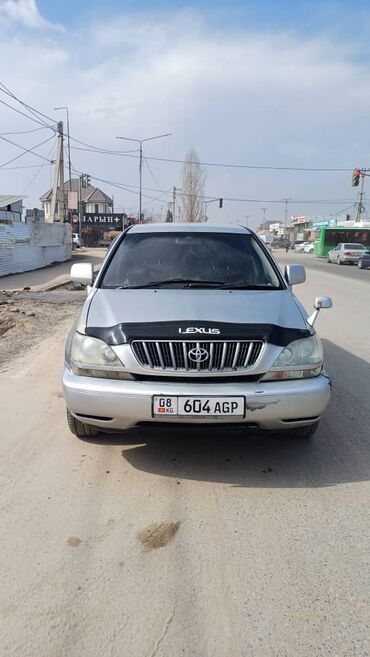 машина в залоге: Toyota Harrier: 2002 г., 2.4 л, Автомат, Газ, Внедорожник