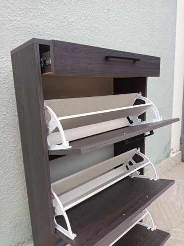 Dolablar: Yeni, Açılan, 4 qapılı Düz dolab, Ayaqqabı dolabı, Azərbaycan — 3