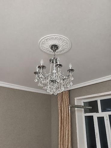 bəzək əşyaları: Çılçıraq, 8 lampa, Xrustal — 1