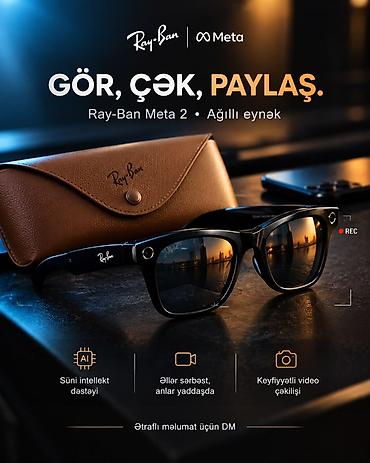 Eynəklər: Ray-Ban Meta 2 • Ağıllı eynək Gör, çək, paylaş – gündəlik anları — 1