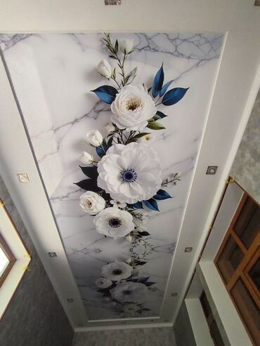 Натяжной потолок: Натяжной потолок Глянцевое, Матовое, 3D потолки Гарантия, Бесплатная консультация, Бесплатный замер — 8