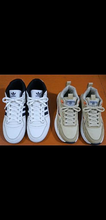 krossovka: Rəng - Ağ Krossovkalar, Adidas, Ölçü: 36, Oğlan üçün — 4