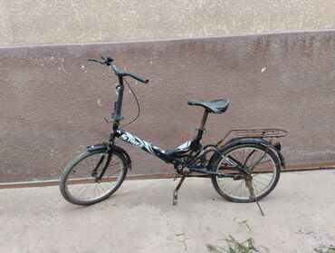 купить складной велосипед для взрослых: ЦЕНА 3,000 СОМ велосипед черного цвета, Б/У, есть ржавчины новые