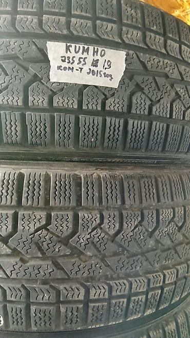Шины 235 / 55 / R 19, Зима, Б/у, Комплект, Легковые, Корея, Kumho