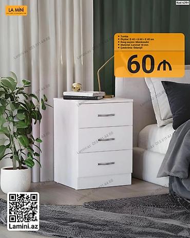 Тумбы: Tumba – La Mini - Ölçülər: D 40 × H 60 × E 40 sm - Rəng seçimi — 1