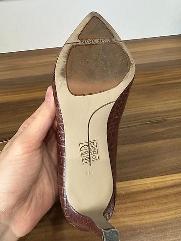 nine west: Tuflilər, Nine West, Ölçü: 39.5, rəng - Qəhvəyi, Yeni — 2
