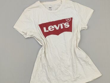 zara białe t shirty: T-shirt, LeviS, L, stan - Dobry