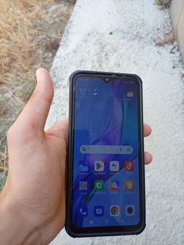 телефон fly ts105: Redmi 9 Prime, 64 GB, rəng - Göy, Sensor, Barmaq izi, İki sim kartlı