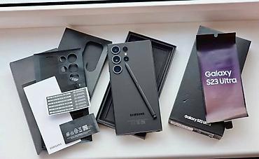 Samsung: Samsung Galaxy S23 Ultra, Б/у, 256 ГБ, цвет - Черный, 1 SIM, 2 SIM — 1