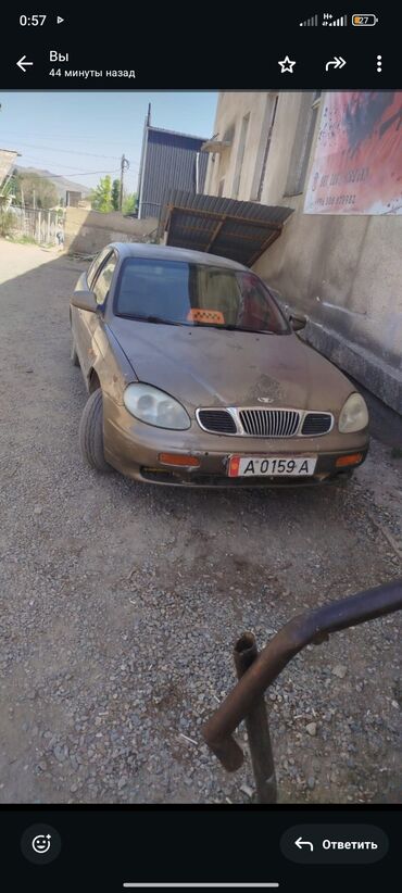 ли 9 цена: Daewoo Lanos: 1998 г., 2 л, Механика, Бензин, Седан