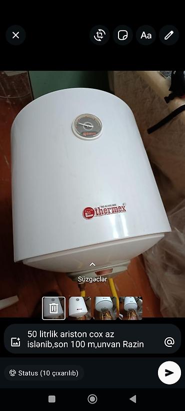 iphone 3 kamera: Thermex su qızdırıcısı – 50 litr - Həcmi: 50 L - Marka: Thermex - — 1