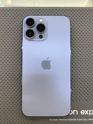 купить ноутбук в бишкеке: IPhone 13 Pro Max, Б/у, 256 ГБ, Sierra Blue, 100 %