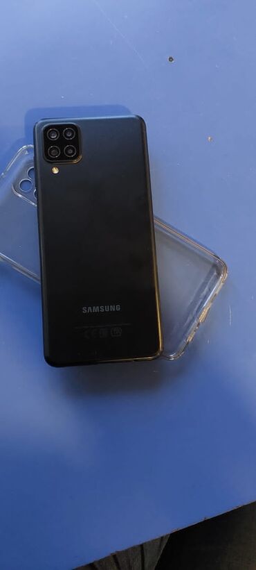 Elektronika: Samsung Galaxy A12 | 64 GB | rəng - Qara | Sensor, Barmaq izi, İki sim kartlı