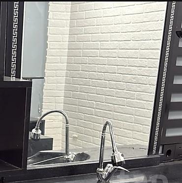 kreditdedir: Salon lavabosu və güzgü dəsti - Professional bərbər/salon üçün lavabo — 1