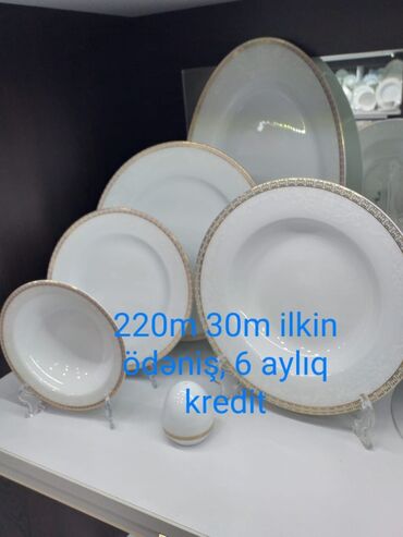 Nahar dəstləri və servizlər: Nahar dəsti, rəng - Ağ — 8