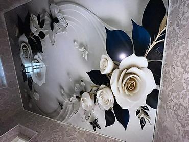 Натяжной потолок: Натяжной потолок 3D потолки Монтаж — 2