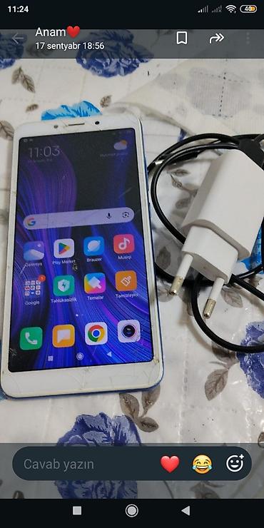samsung s7 edge ekran: Redmi 6A, 32 GB, rəng - Mavi — 1