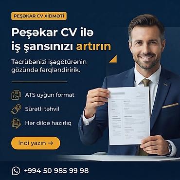 Müsahibəyə çağırılmaq istəyirsiniz? Əvvəl CV-nizi gücləndirin lalafo.az -da Müsahibəyə çağırılmaq istəyirsiniz? Əvvəl CV-nizi gücləndirin