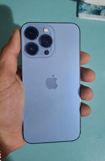 Apple iPhone: IPhone 13 Pro, 256 GB, Pacific Blue, Simsiz şarj, Face ID