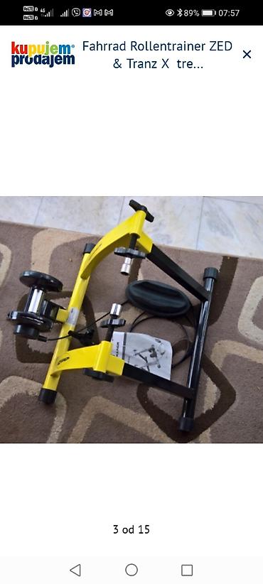 deciji trotineti: ZED Fahrrad Rollentrainer + TranzX trenažer za bicikl - Trenažer za — 2