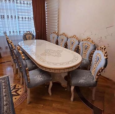 Masa və oturacaq dəstləri: Qonaq otağı üçün, Yeni, Açılmayan, Dördbucaq masa -da lalafo.az — 2 Masa və oturacaq dəstləri: Qonaq otağı üçün, Yeni, Açılmayan, Dördbucaq masa — 2