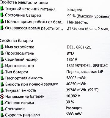 Ноутбуки Dell: Для программирования, Б/у, Intel Core i5 — 6