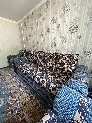 silver kitchen: Комплект мягкой мебели, Б/у, Самовывоз, цвет - Голубой — 5