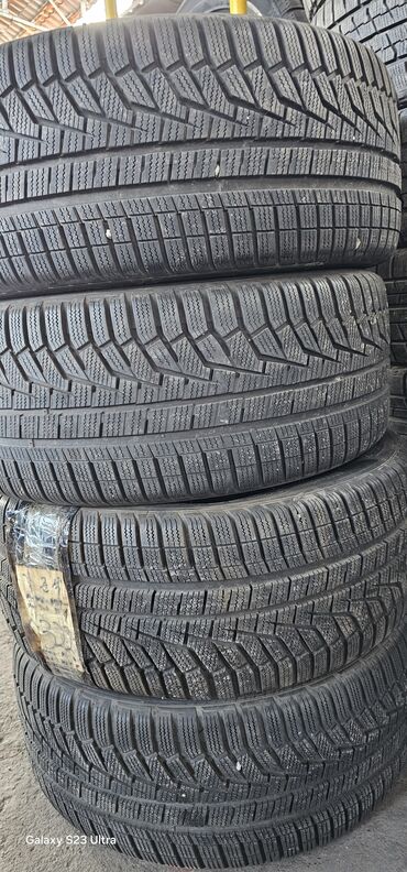 Шины: Шины 245 / 45 / R 18, Зима, Б/у, Комплект, Легковые, Корея, Hankook