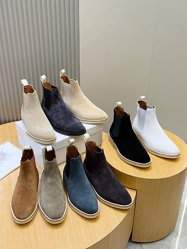 Ботинки: Мужские ботинки челси из замши - Материал верха: натуральная замша с — 2