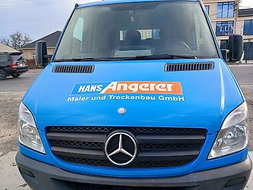 uni 260b: Mercedes-Benz Sprinter платформа (бортовой грузовик) зад передняя — 4