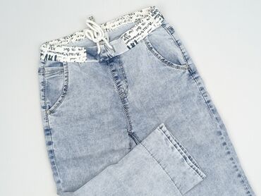 spodnie jeansy z dziurami damskie: Jeansy damskie, XS