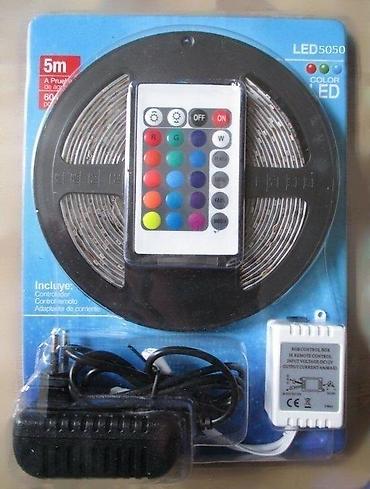 fo: Led traka RGB 16-20 boja 5050smd 3-40metara. 800rsd RGB SET PLAVA — 8