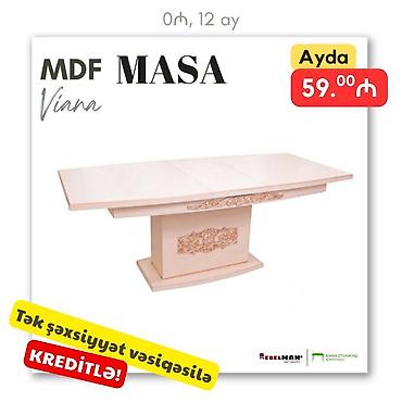 Masalar: Qonaq masası, Yeni, Açılan, MDF, Dördbucaq masa — 8