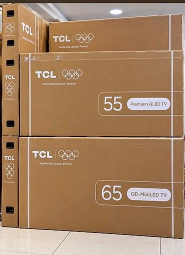 Yeni Televizor TCL QLED 55" 4K (3840x2160), Ödənişli çatdırılma