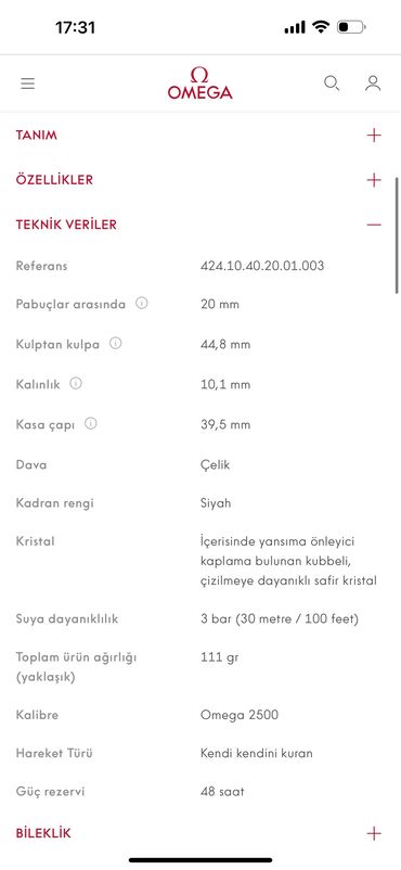 Qol saatları: Yeni, Qol saatı, Omega — 2