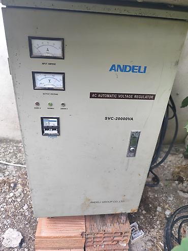 stabilzator: ANDELI SVC-20000VA – AC avtomatik gərginlik tənzimləyicisi 1 il — 1