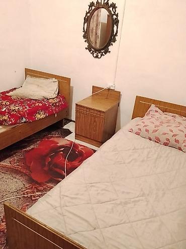 Үй жана бакча: Сдаю комнату Кант Две односпальные кровати с матрасами + прикроватная — 1