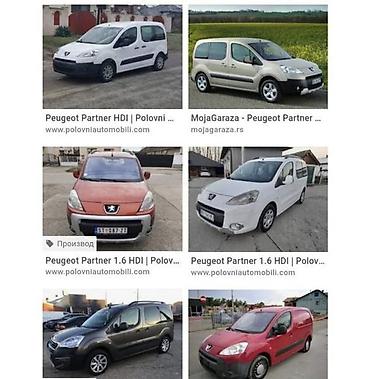 tandem pumpa cena: PATOSNICE ZA PEUGEOT PARTNER, TEPEE | patosnice kao nove, za model — 4
