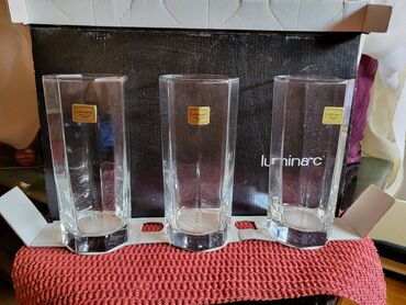 Čaše: Case luminarc,francuske univerzalne 80,90te. Case komada 3 — 9